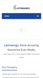 Mobile Screenshot of latinwings.com